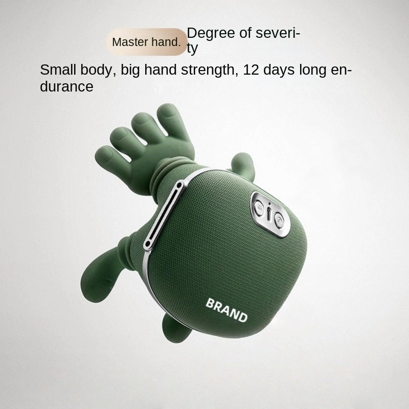 Wireless Portable Shiatsu Neck and Back Massager, Electric Deep Tissue 4D Kneading Massage, Simulated Human Hand Design for Pain Relief and Muscle Relax